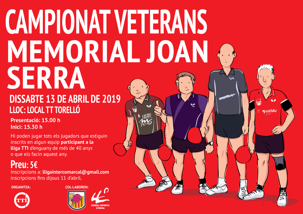 Campionat veterans Memorial Joan Serra